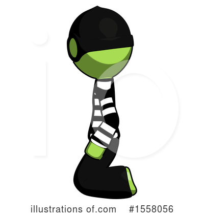 Royalty-Free (RF) Green Design Mascot Clipart Illustration by Leo Blanchette - Stock Sample #1558056