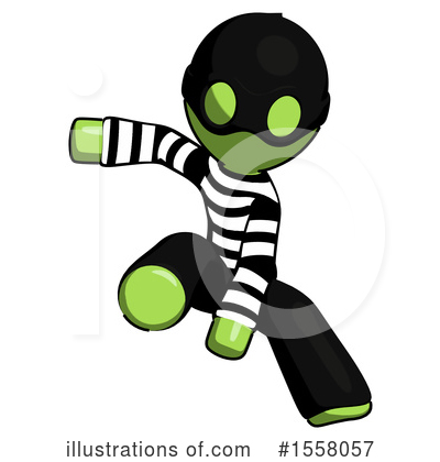 Royalty-Free (RF) Green Design Mascot Clipart Illustration by Leo Blanchette - Stock Sample #1558057