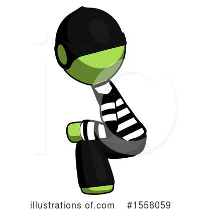 Royalty-Free (RF) Green Design Mascot Clipart Illustration by Leo Blanchette - Stock Sample #1558059
