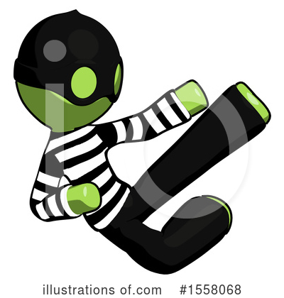 Royalty-Free (RF) Green Design Mascot Clipart Illustration by Leo Blanchette - Stock Sample #1558068