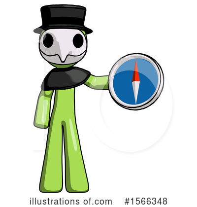 Royalty-Free (RF) Green Design Mascot Clipart Illustration by Leo Blanchette - Stock Sample #1566348