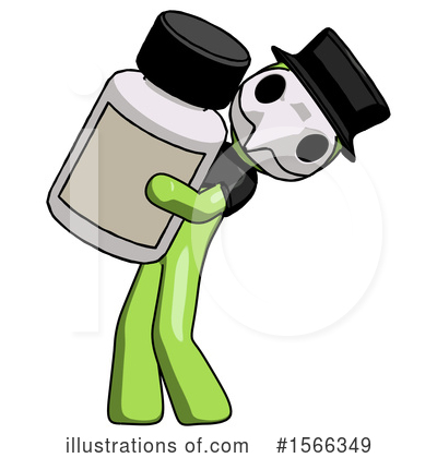 Royalty-Free (RF) Green Design Mascot Clipart Illustration by Leo Blanchette - Stock Sample #1566349