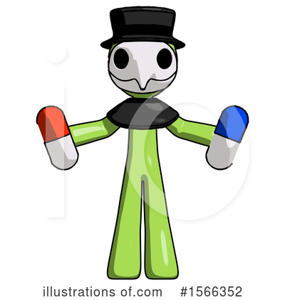 Royalty-Free (RF) Green Design Mascot Clipart Illustration by Leo Blanchette - Stock Sample #1566352