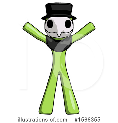 Royalty-Free (RF) Green Design Mascot Clipart Illustration by Leo Blanchette - Stock Sample #1566355