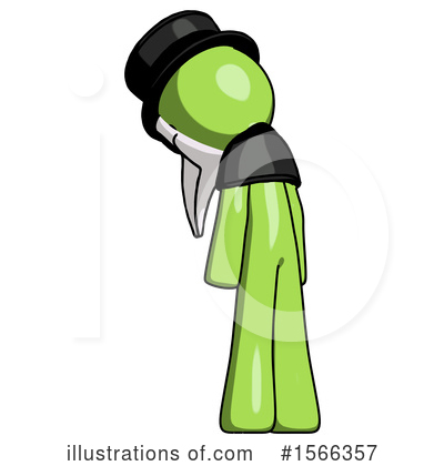 Royalty-Free (RF) Green Design Mascot Clipart Illustration by Leo Blanchette - Stock Sample #1566357