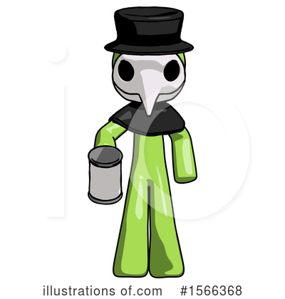 Royalty-Free (RF) Green Design Mascot Clipart Illustration by Leo Blanchette - Stock Sample #1566368