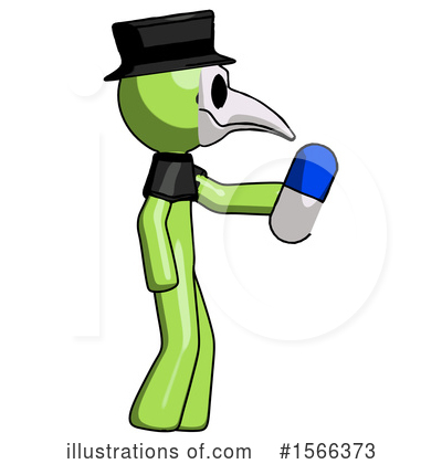 Royalty-Free (RF) Green Design Mascot Clipart Illustration by Leo Blanchette - Stock Sample #1566373