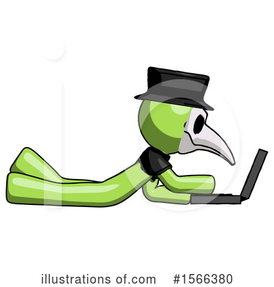 Royalty-Free (RF) Green Design Mascot Clipart Illustration by Leo Blanchette - Stock Sample #1566380