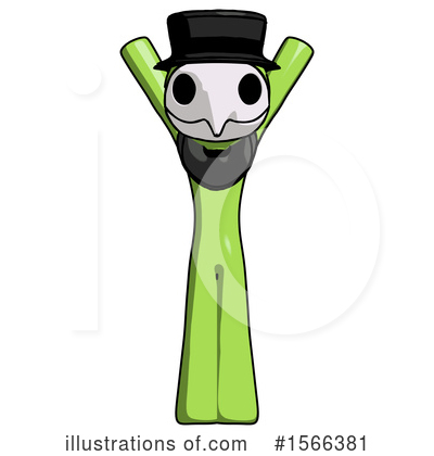 Royalty-Free (RF) Green Design Mascot Clipart Illustration by Leo Blanchette - Stock Sample #1566381