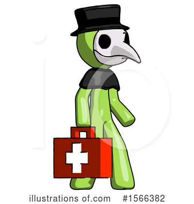 Royalty-Free (RF) Green Design Mascot Clipart Illustration by Leo Blanchette - Stock Sample #1566382