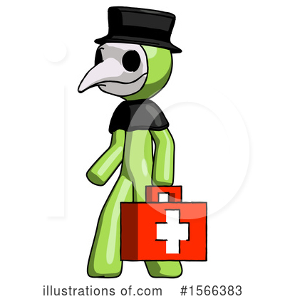 Royalty-Free (RF) Green Design Mascot Clipart Illustration by Leo Blanchette - Stock Sample #1566383