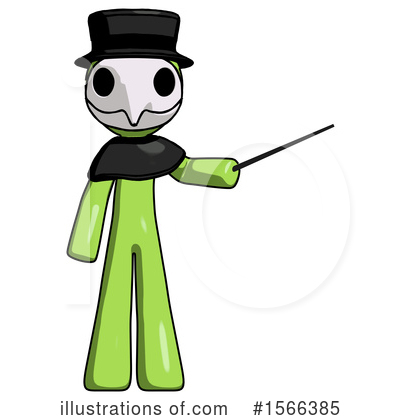 Royalty-Free (RF) Green Design Mascot Clipart Illustration by Leo Blanchette - Stock Sample #1566385