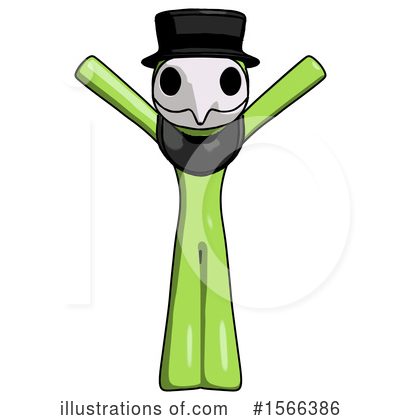 Royalty-Free (RF) Green Design Mascot Clipart Illustration by Leo Blanchette - Stock Sample #1566386