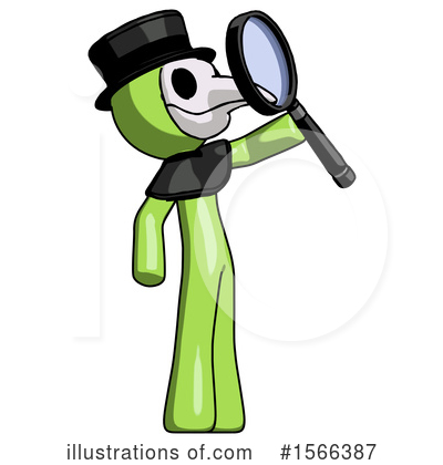 Royalty-Free (RF) Green Design Mascot Clipart Illustration by Leo Blanchette - Stock Sample #1566387