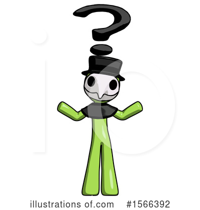Royalty-Free (RF) Green Design Mascot Clipart Illustration by Leo Blanchette - Stock Sample #1566392
