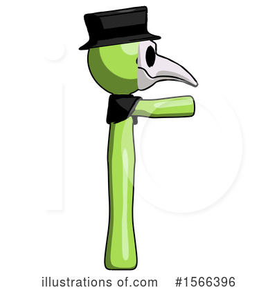 Royalty-Free (RF) Green Design Mascot Clipart Illustration by Leo Blanchette - Stock Sample #1566396