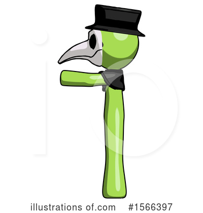 Royalty-Free (RF) Green Design Mascot Clipart Illustration by Leo Blanchette - Stock Sample #1566397