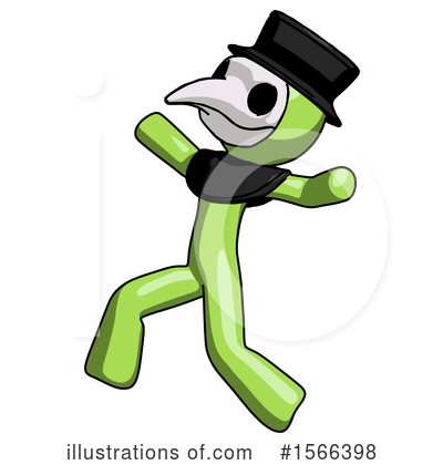 Royalty-Free (RF) Green Design Mascot Clipart Illustration by Leo Blanchette - Stock Sample #1566398