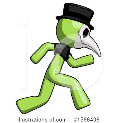 Royalty-Free (RF) Green Design Mascot Clipart Illustration by Leo Blanchette - Stock Sample #1566406