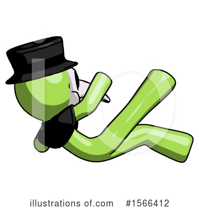 Royalty-Free (RF) Green Design Mascot Clipart Illustration by Leo Blanchette - Stock Sample #1566412