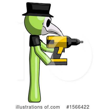 Royalty-Free (RF) Green Design Mascot Clipart Illustration by Leo Blanchette - Stock Sample #1566422