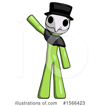 Royalty-Free (RF) Green Design Mascot Clipart Illustration by Leo Blanchette - Stock Sample #1566423