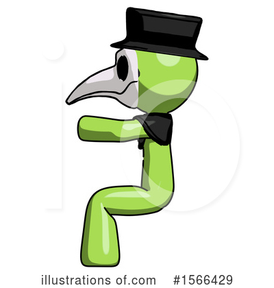 Royalty-Free (RF) Green Design Mascot Clipart Illustration by Leo Blanchette - Stock Sample #1566429