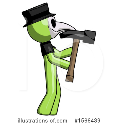 Royalty-Free (RF) Green Design Mascot Clipart Illustration by Leo Blanchette - Stock Sample #1566439