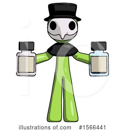 Royalty-Free (RF) Green Design Mascot Clipart Illustration by Leo Blanchette - Stock Sample #1566441