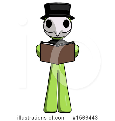 Royalty-Free (RF) Green Design Mascot Clipart Illustration by Leo Blanchette - Stock Sample #1566443