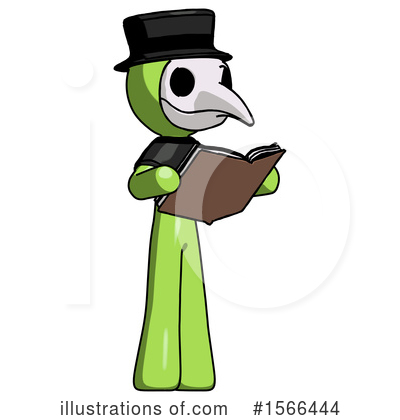 Royalty-Free (RF) Green Design Mascot Clipart Illustration by Leo Blanchette - Stock Sample #1566444