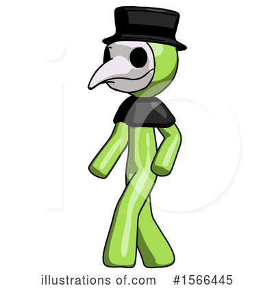 Royalty-Free (RF) Green Design Mascot Clipart Illustration by Leo Blanchette - Stock Sample #1566445