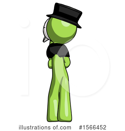 Royalty-Free (RF) Green Design Mascot Clipart Illustration by Leo Blanchette - Stock Sample #1566452