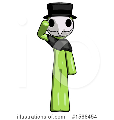 Royalty-Free (RF) Green Design Mascot Clipart Illustration by Leo Blanchette - Stock Sample #1566454