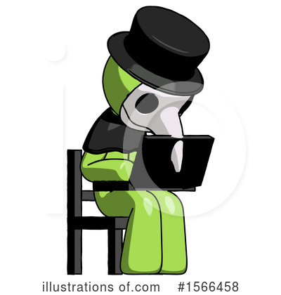 Royalty-Free (RF) Green Design Mascot Clipart Illustration by Leo Blanchette - Stock Sample #1566458