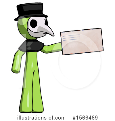 Royalty-Free (RF) Green Design Mascot Clipart Illustration by Leo Blanchette - Stock Sample #1566469