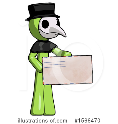 Royalty-Free (RF) Green Design Mascot Clipart Illustration by Leo Blanchette - Stock Sample #1566470