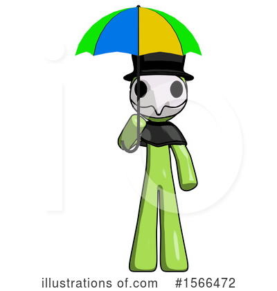 Royalty-Free (RF) Green Design Mascot Clipart Illustration by Leo Blanchette - Stock Sample #1566472