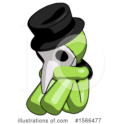 Royalty-Free (RF) Green Design Mascot Clipart Illustration by Leo Blanchette - Stock Sample #1566477