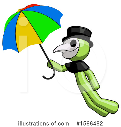 Royalty-Free (RF) Green Design Mascot Clipart Illustration by Leo Blanchette - Stock Sample #1566482