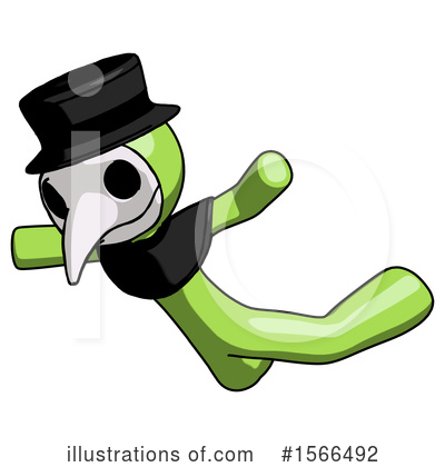 Royalty-Free (RF) Green Design Mascot Clipart Illustration by Leo Blanchette - Stock Sample #1566492
