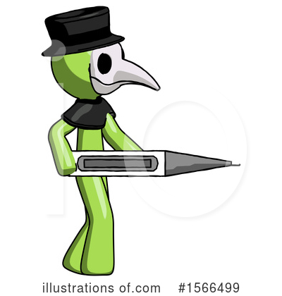 Royalty-Free (RF) Green Design Mascot Clipart Illustration by Leo Blanchette - Stock Sample #1566499