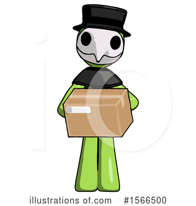 Royalty-Free (RF) Green Design Mascot Clipart Illustration by Leo Blanchette - Stock Sample #1566500