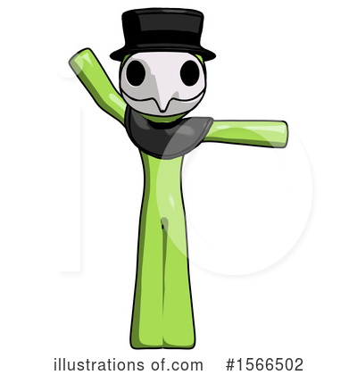 Royalty-Free (RF) Green Design Mascot Clipart Illustration by Leo Blanchette - Stock Sample #1566502