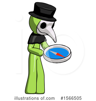 Royalty-Free (RF) Green Design Mascot Clipart Illustration by Leo Blanchette - Stock Sample #1566505