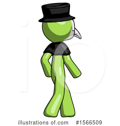 Royalty-Free (RF) Green Design Mascot Clipart Illustration by Leo Blanchette - Stock Sample #1566509