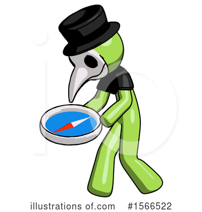 Royalty-Free (RF) Green Design Mascot Clipart Illustration by Leo Blanchette - Stock Sample #1566522