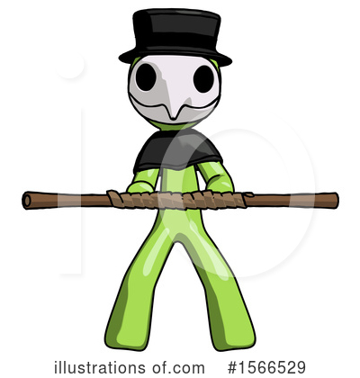 Royalty-Free (RF) Green Design Mascot Clipart Illustration by Leo Blanchette - Stock Sample #1566529