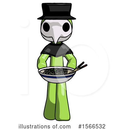 Royalty-Free (RF) Green Design Mascot Clipart Illustration by Leo Blanchette - Stock Sample #1566532
