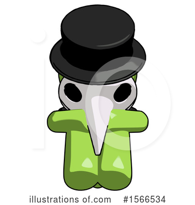 Royalty-Free (RF) Green Design Mascot Clipart Illustration by Leo Blanchette - Stock Sample #1566534
